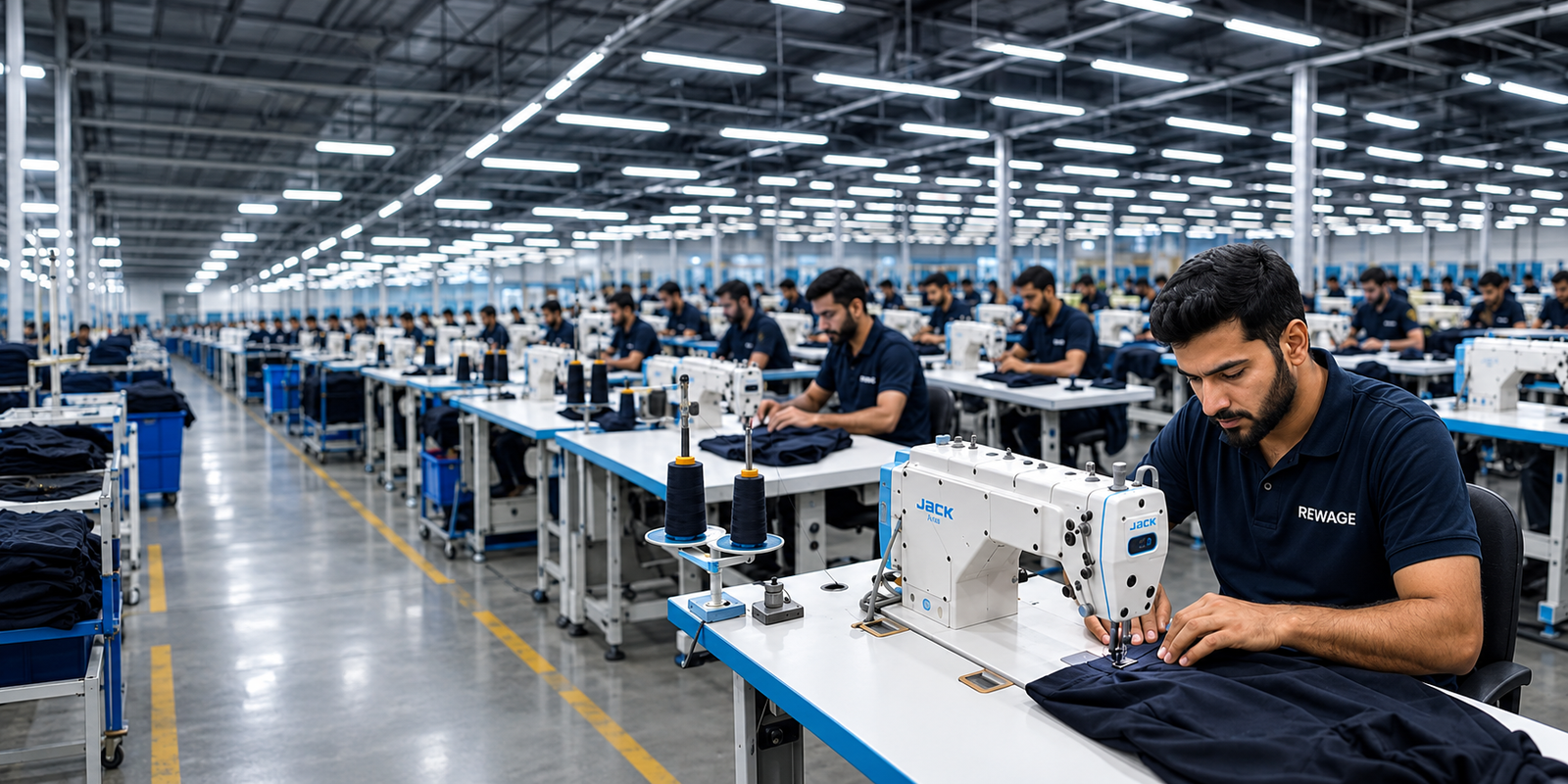 Sialkot production floor
